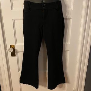 Torrid studio signature black ponte dress pants 16